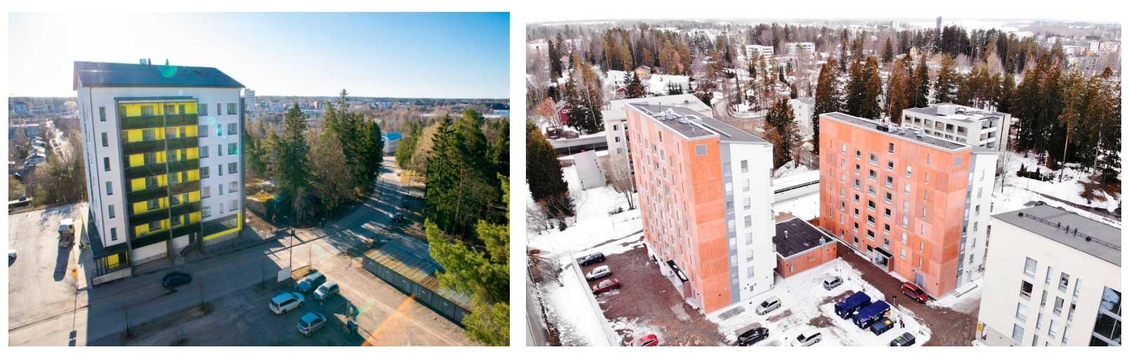 Boostin Milestone-ratkaisulla valmistuneet kohteet Järvenpäässä tarjoavat nykyaikaista ja kohtuuhintaista asumista.